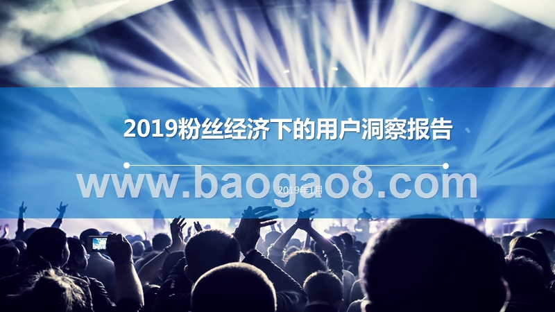 2019粉丝经济下的用户洞察报告.pptx_第1页