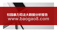 校园暴力司法大数据分析报告.pptx