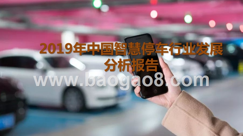2019年中国智慧停车行业发展分析报告.pptx_第1页