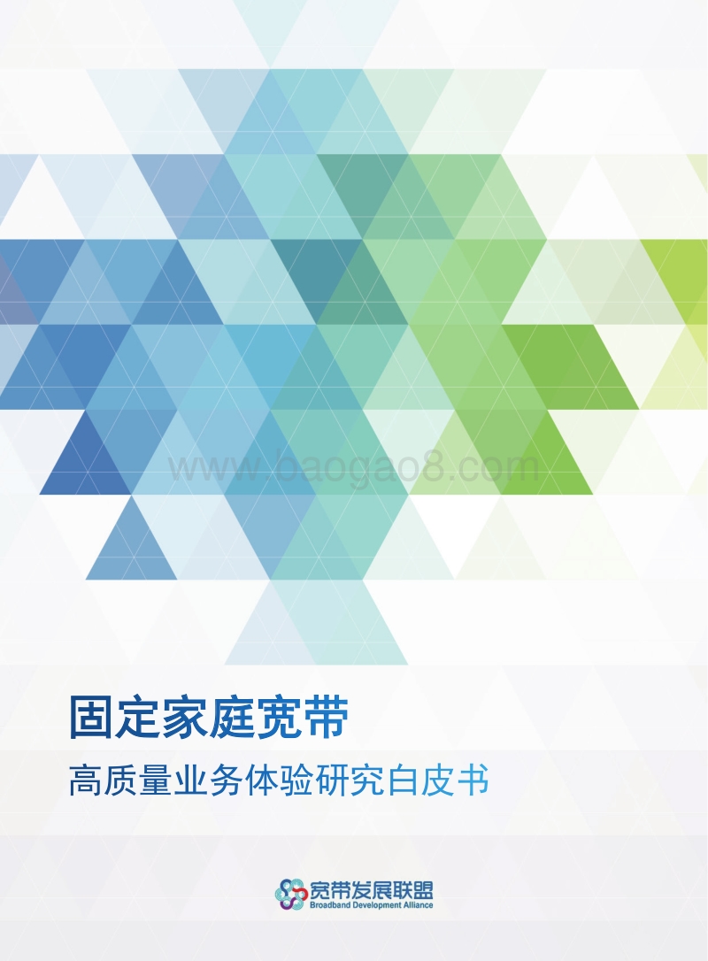 固定家庭宽带高质量业务体验研究白皮书.pdf_第1页