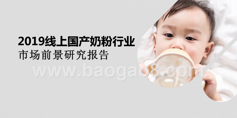 2019线上国产奶粉行业市场前景研究报告.pptx_第1页