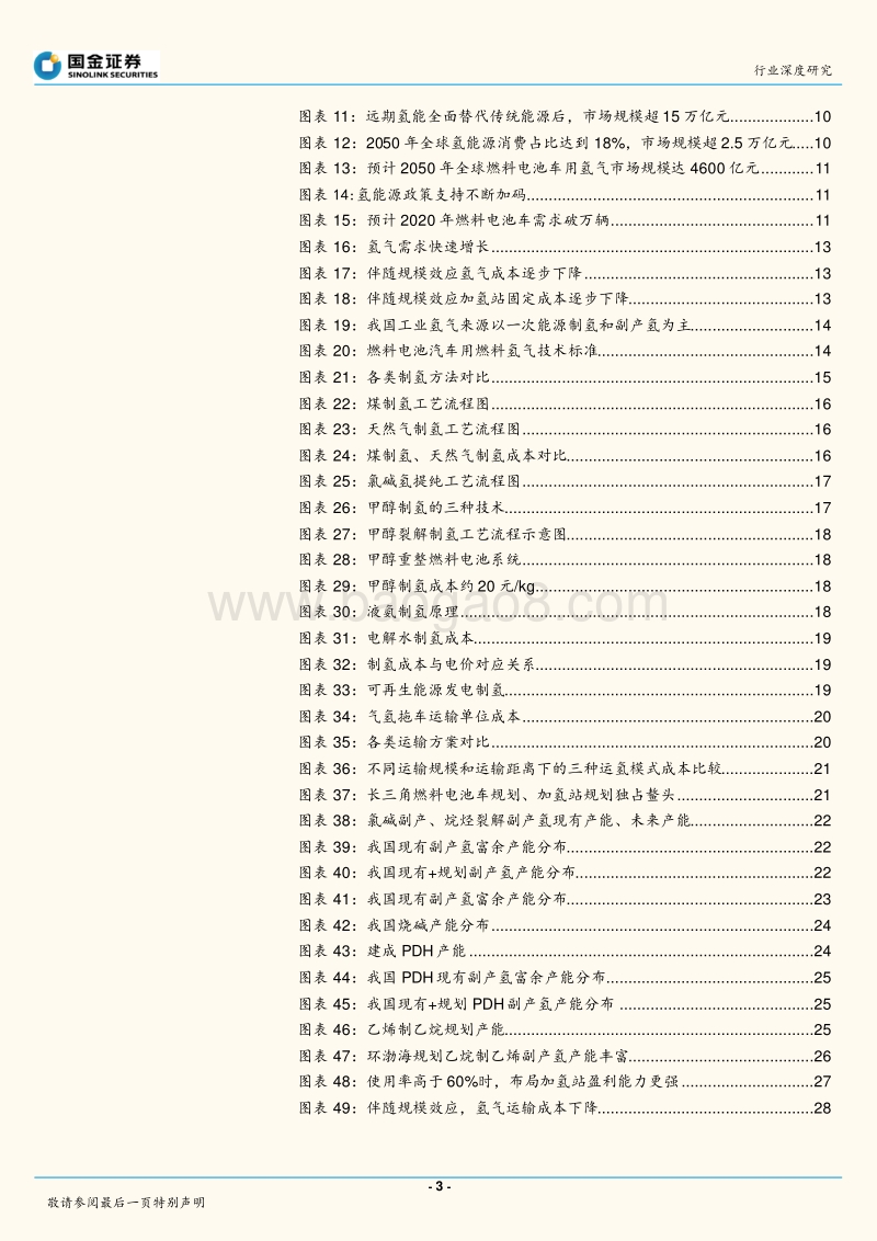 燃料电池产业链系列报告之九：氢气基础设施产业分析：看好优势区域的一体化副产氢气供应商.pdf_第3页