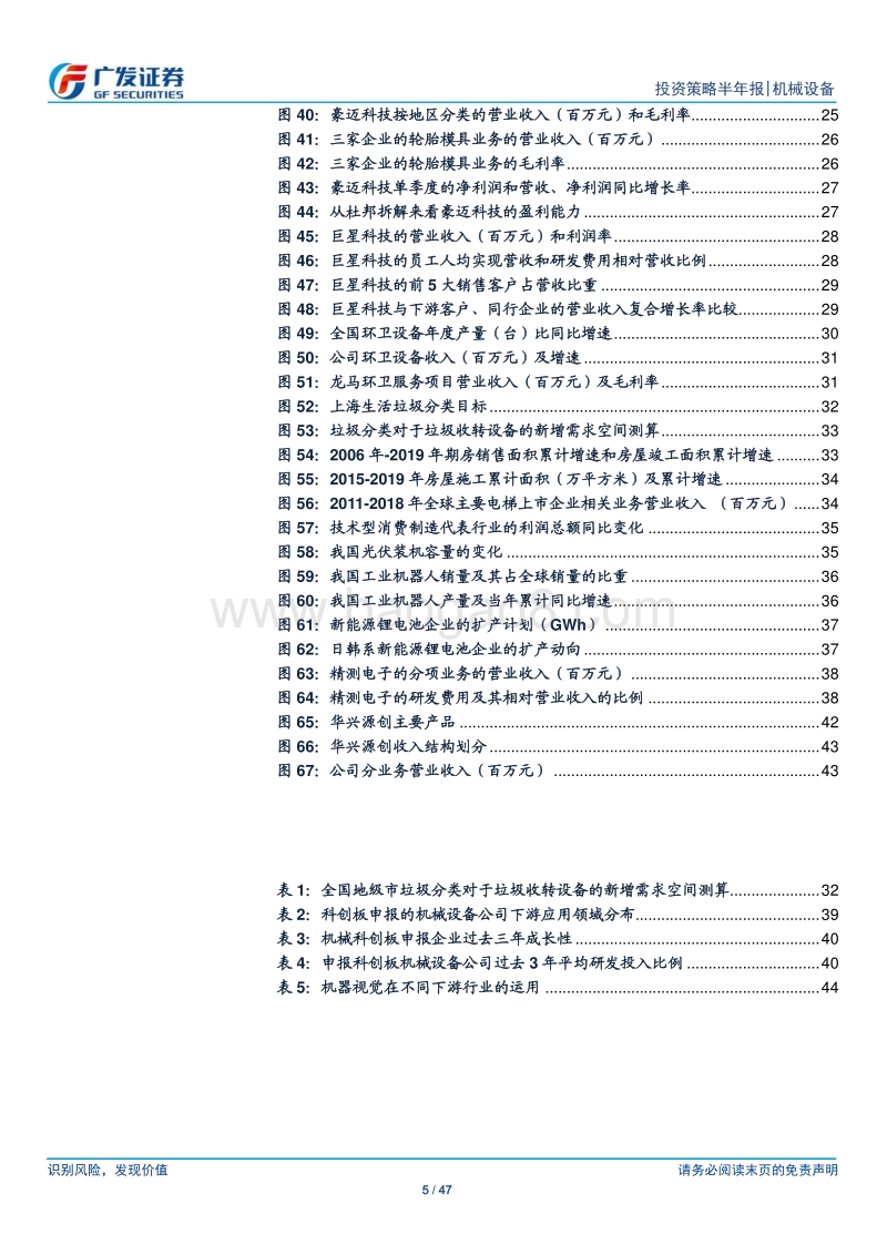 机械设备行业2019年中期策略：景气仍然较高，优势公司业绩向好.pdf_第5页