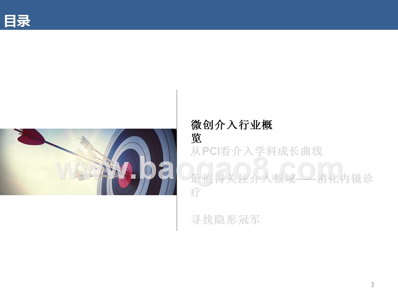 2019中国医疗领域微创介入行业发展前景研究报告.pptx_第3页
