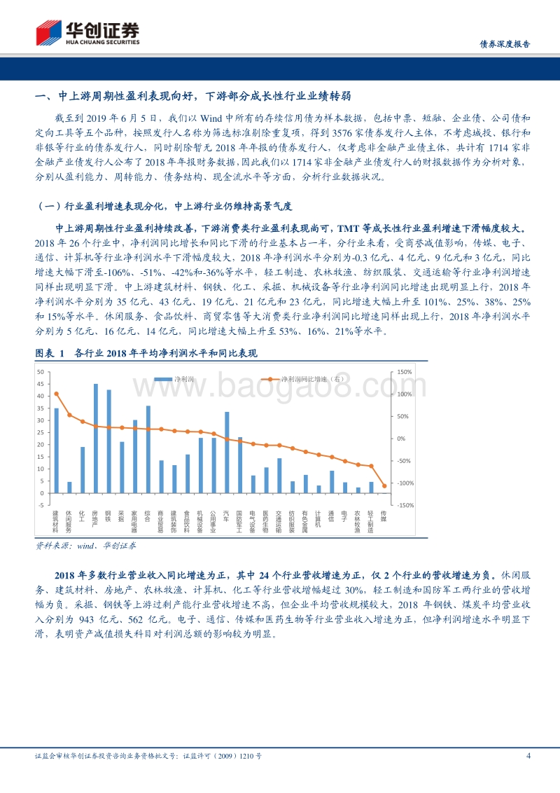 华创债券信用价值思考系列之三：财务视角看比价优势行业.pdf_第4页