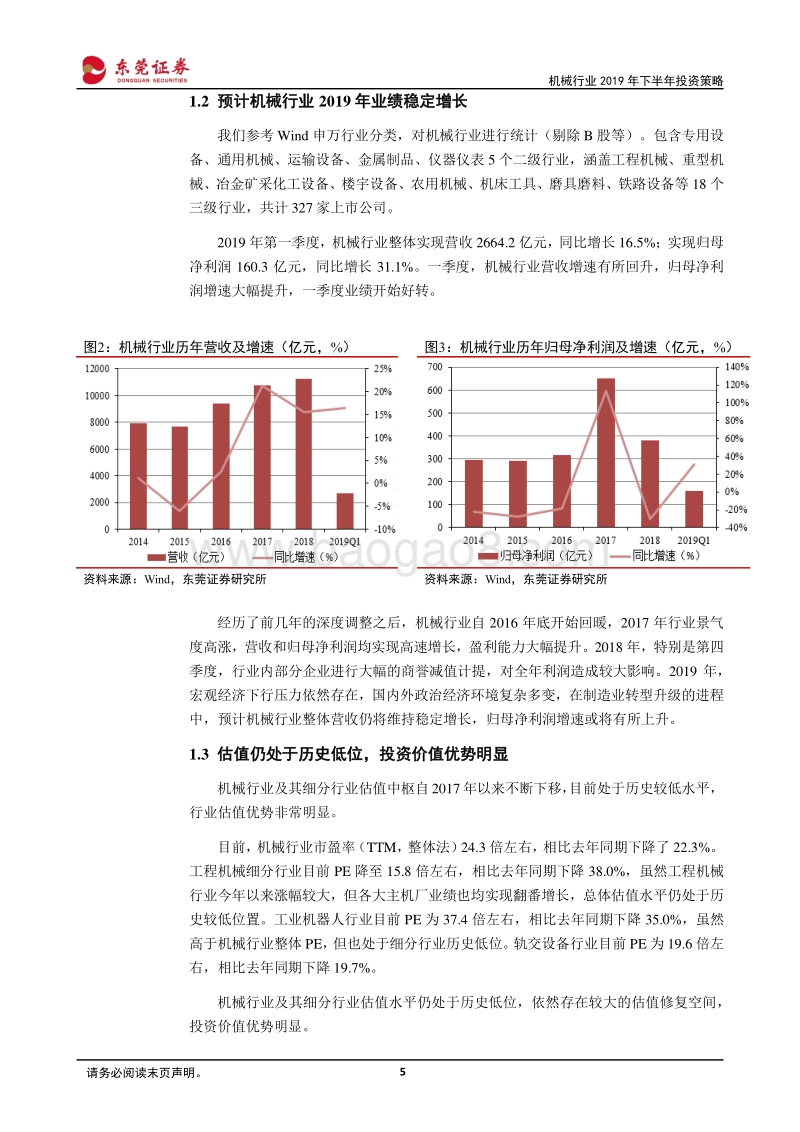 机械行业2019年下半年投资策略：高端制造国产替代，智能制造大势所趋.pdf_第5页