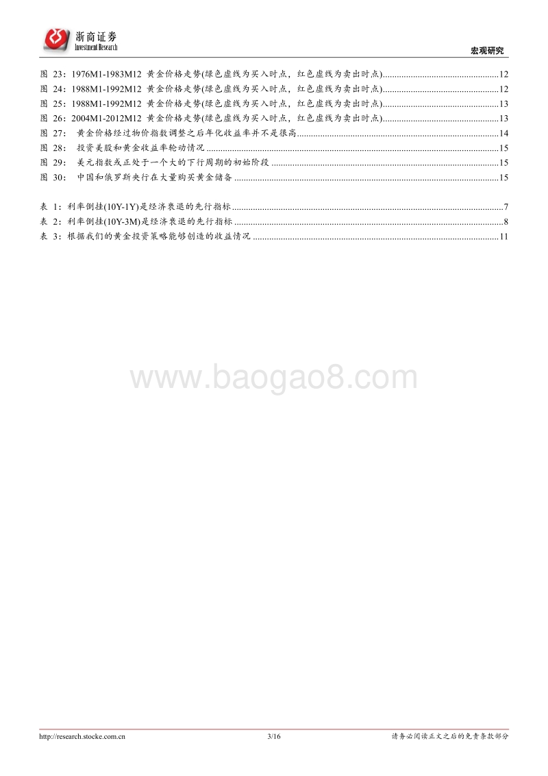 投资黄金如何宏观择时？.pdf_第3页