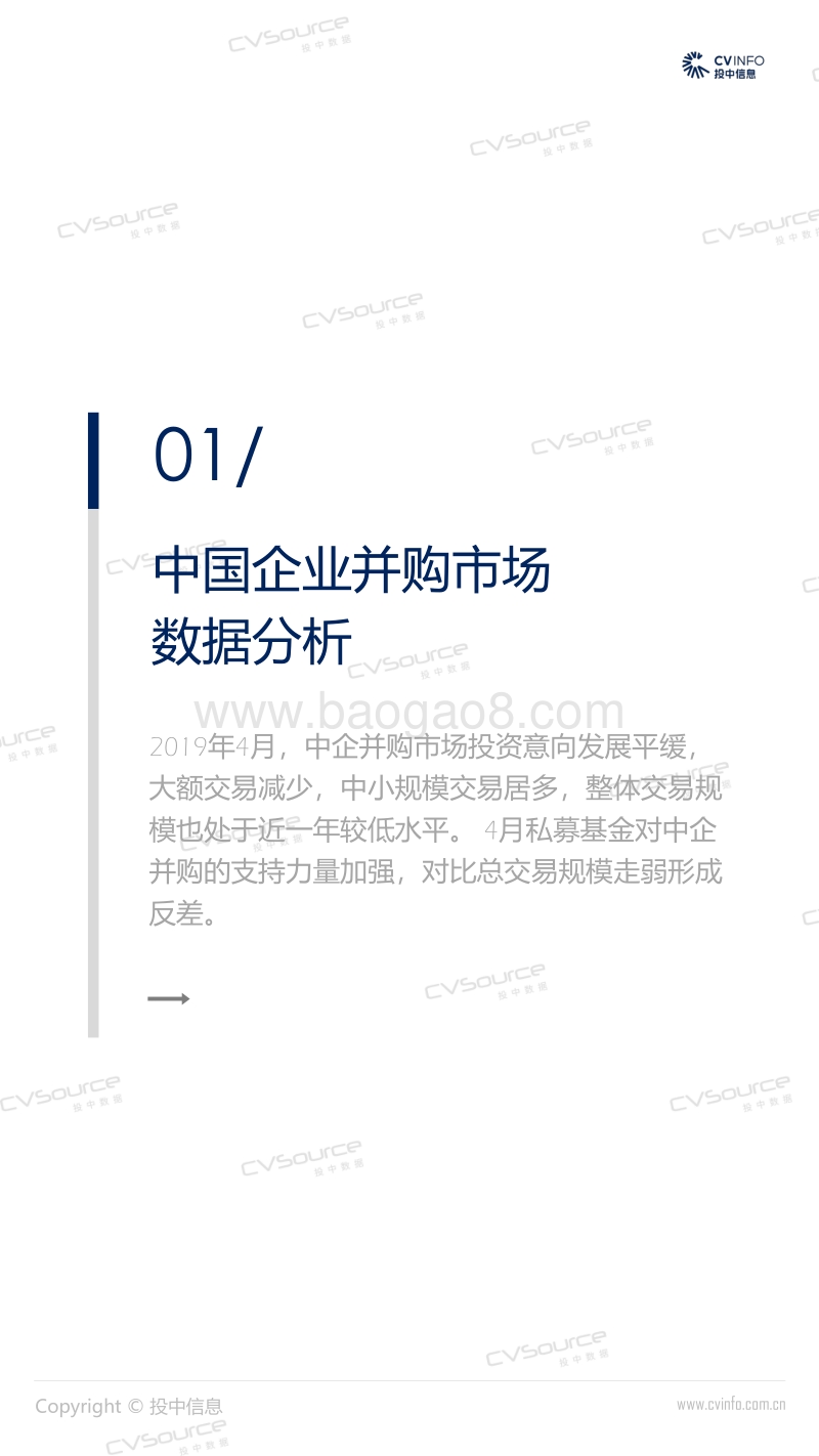 2019年4月中国企业并购市场数据报告.pdf_第3页