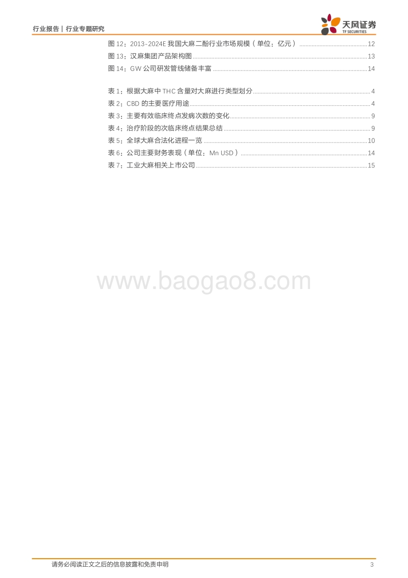 工业大麻方兴未艾，医疗用途大有可为.pdf_第3页