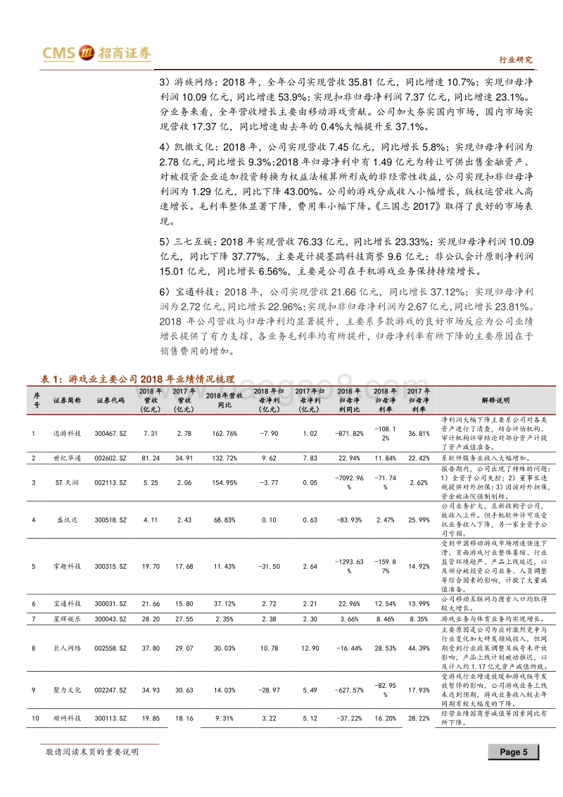传媒行业2018年报及2019年一季报业绩回顾.pdf_第5页