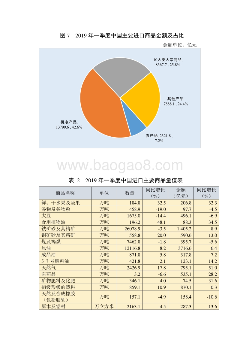 2019年一季度中国对外贸易发展情况.pdf_第5页