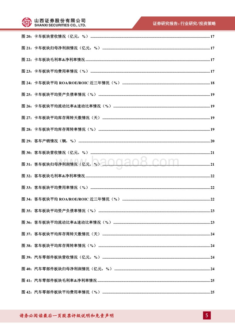 汽车行业2018年报&2019年一季报综述及投资策略.pdf_第5页