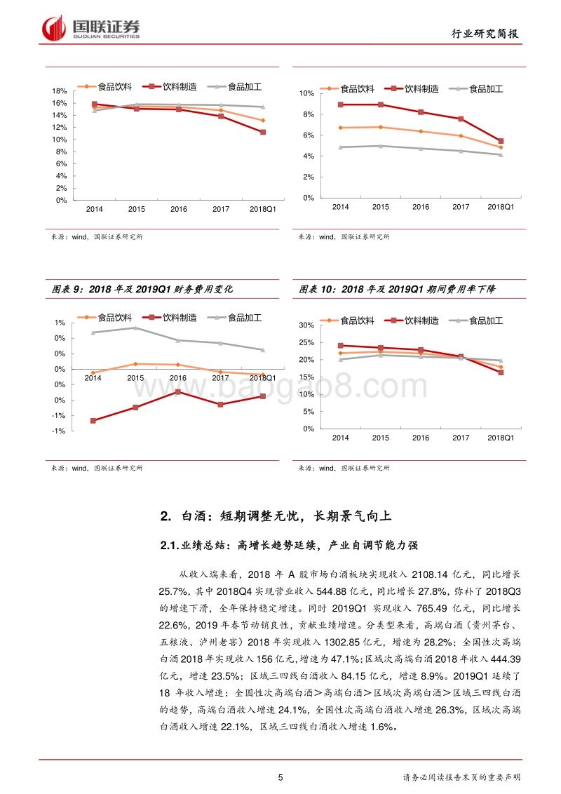 食品饮料行业2018年报及2019年一季报点评.pdf_第5页