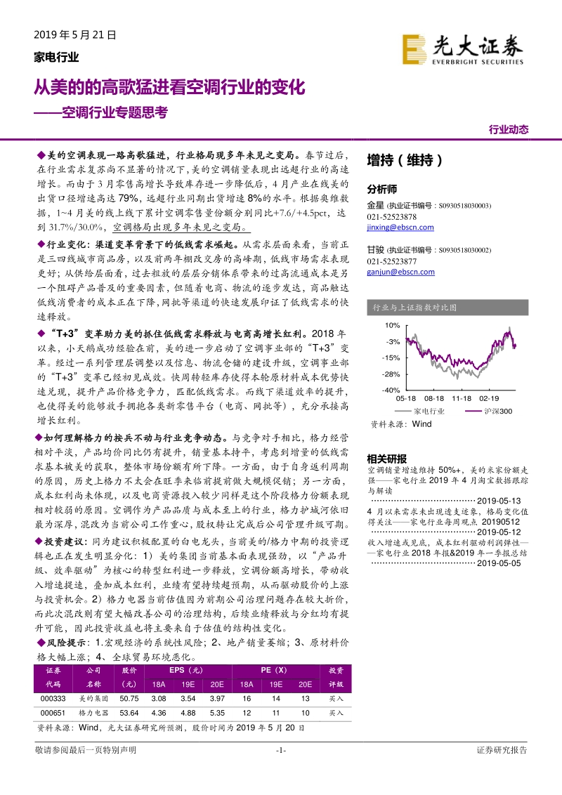 空调行业专题思考：从美的的高歌猛进看空调行业的变化.pdf_第1页