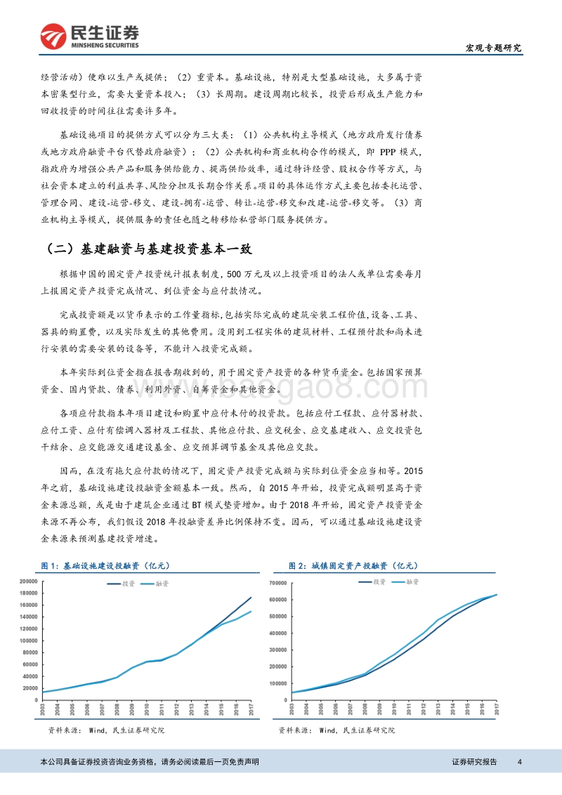 宏观预测专题报告二：基建投资资金来源剖析及增速预测.pdf_第4页