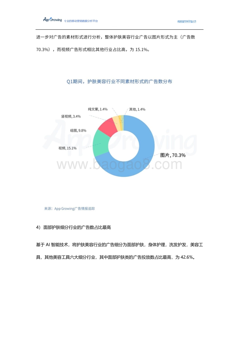 2019年Q1护肤美容行业移动广告投放分析.pdf_第3页