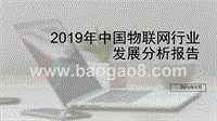 2019年中国物联网行业发展分析报告.pptx