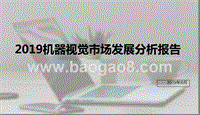 2019机器视觉市场发展分析报告.pptx