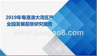 2019年粤港澳大湾区产业园发展前景研究报告.pptx