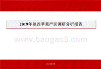 2019年陕西苹果产区调研分析报告.pptx