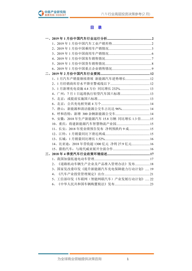 2019年2月中国汽车行业高层投资决策参考.pdf_第3页