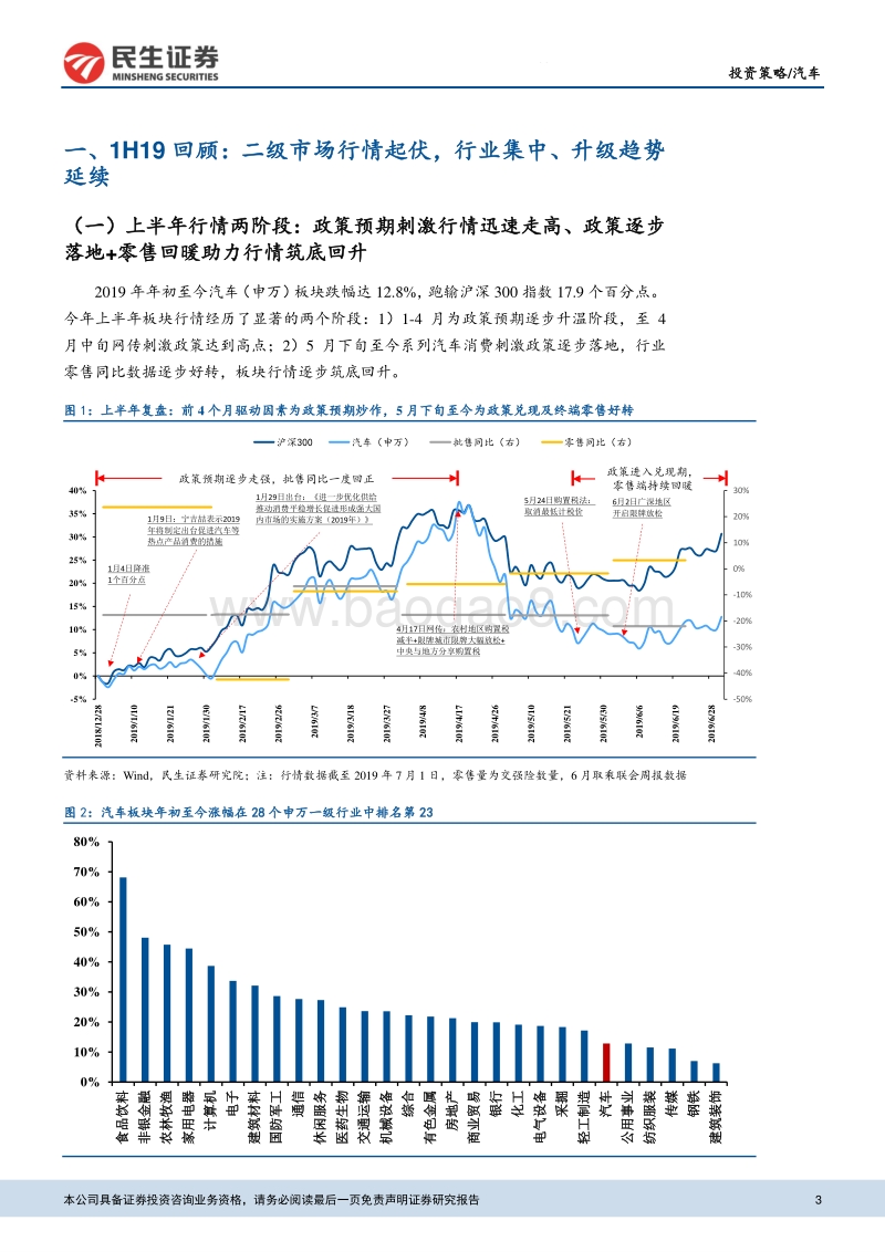 2019年汽车中期投资策略：零售端有韧性，等待批售端企稳.pdf_第3页