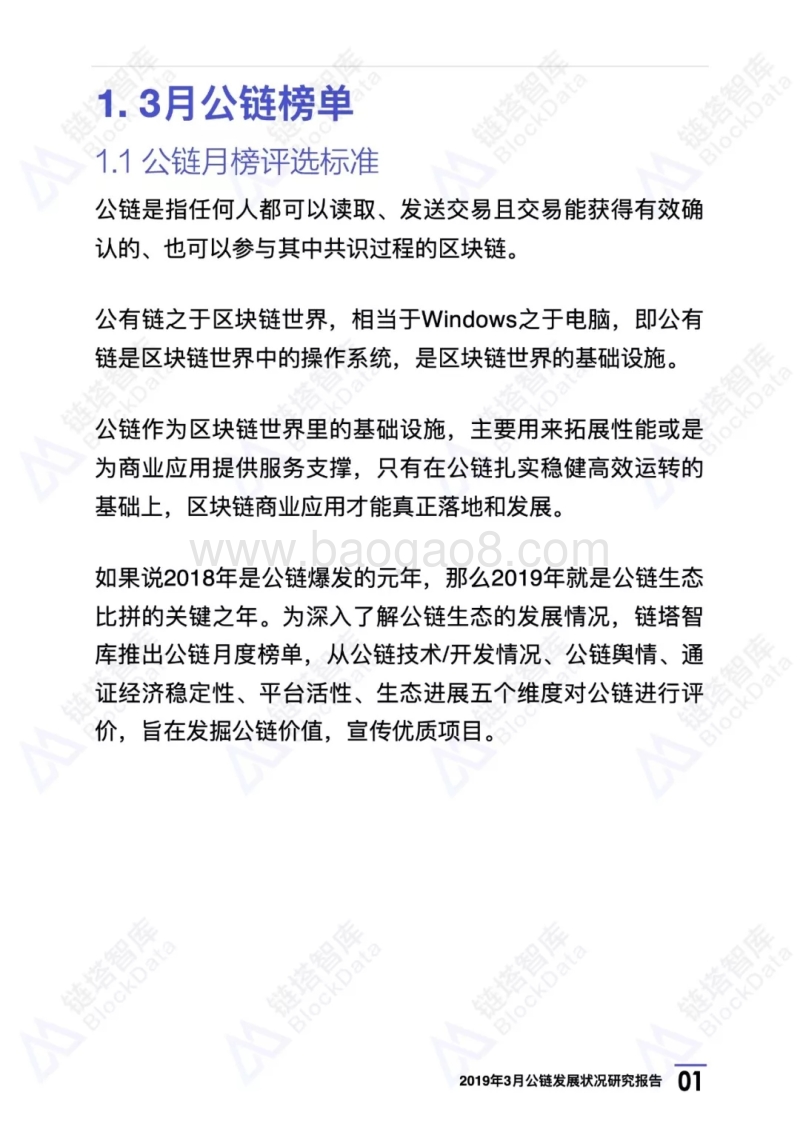2019年3月公链发展状况研究报告.pdf_第4页