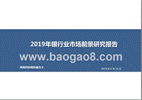 2019年银行业市场前景研究报告.pptx