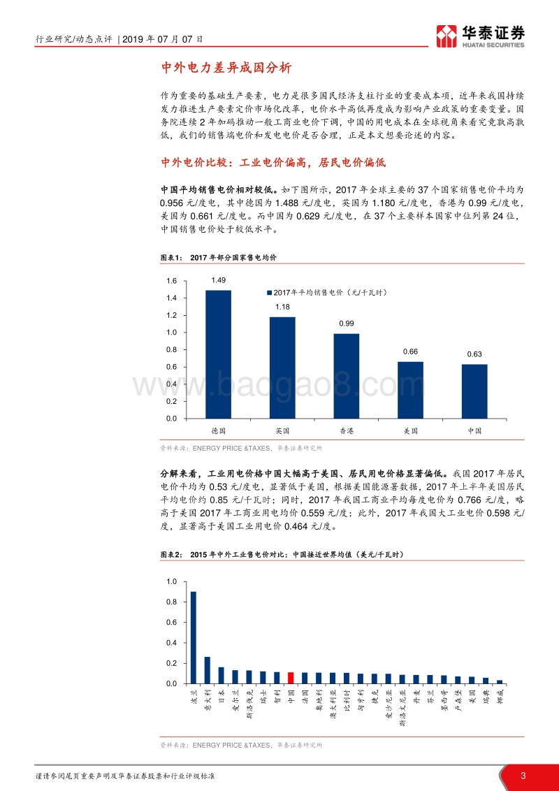 解惑降电价：中国电价并不贵.pdf_第3页