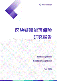 区块链赋能再保险研究报告.pdf