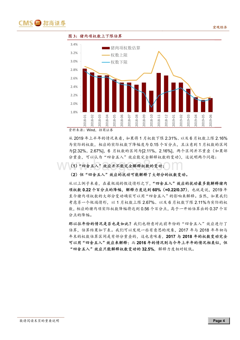 通胀问答系列之八：猪肉在CPI中的权数被调低了吗？.pdf_第4页