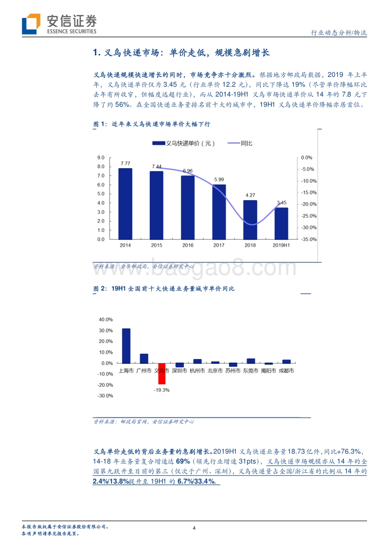 快递物流系列研究笔记之一：从义乌价格战说起.pdf_第4页