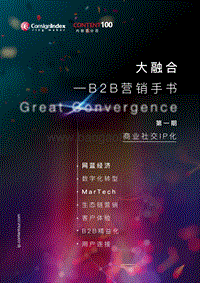 大融合B2B营销手书：商业社交IP化.pdf