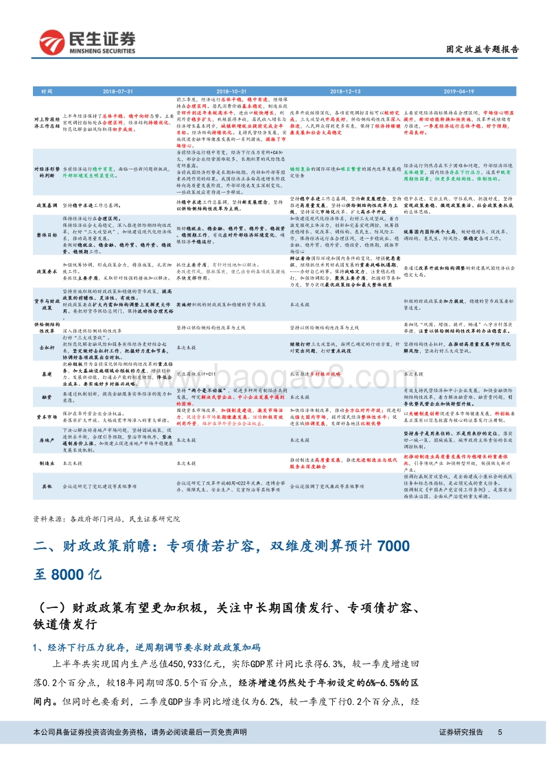 下半年货币及财政政策展望：财政政策比货币政策更有看点.pdf_第5页