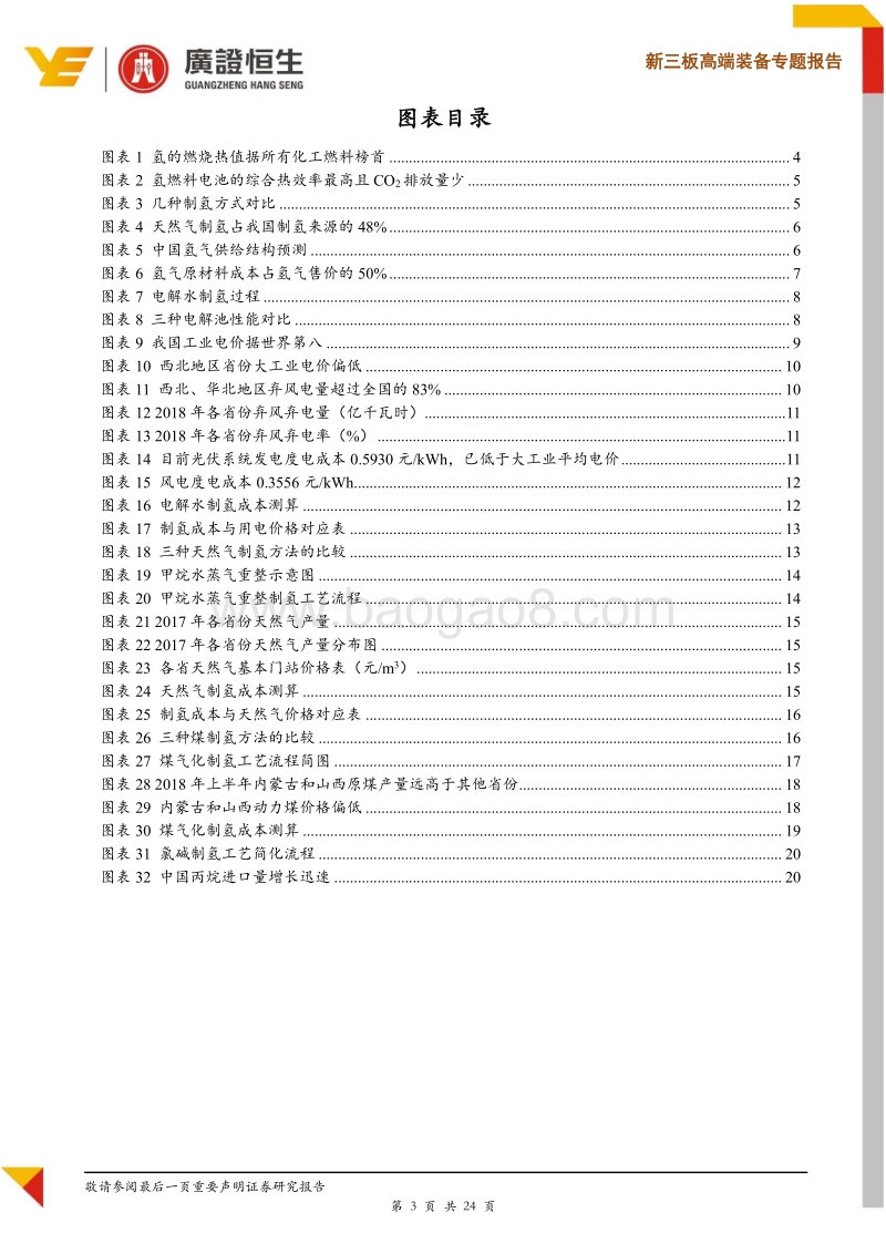 氢气成本能降到几何？——制氢篇.pdf_第3页