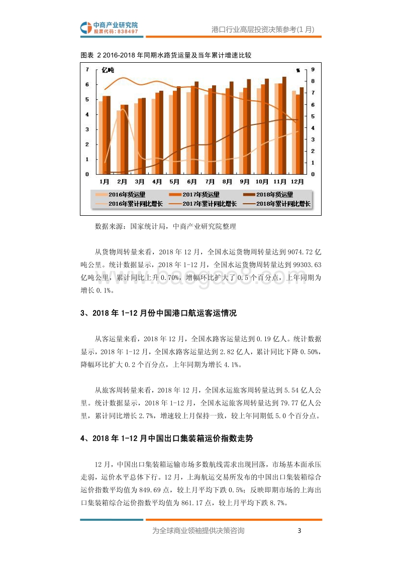 2019年1月中国港口行业高层投资决策参考.pdf_第5页