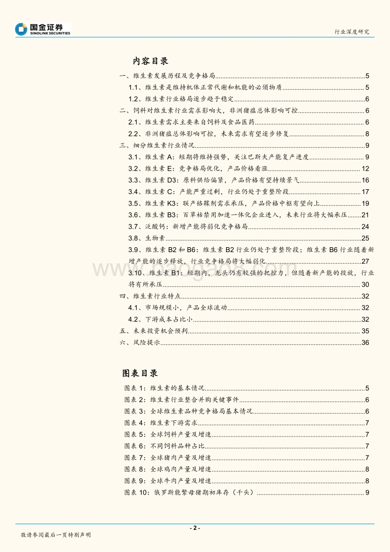 基础化工行业研究：维生素产品价格受供给端冲击大，重点关注产品竞争格局.pdf_第2页
