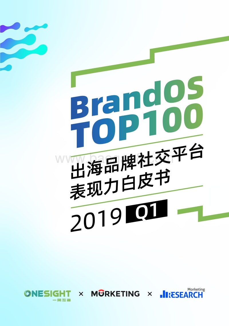 2019年Q1BrandOSTOP100出海品牌社交平台表现力白皮书.pdf_第1页