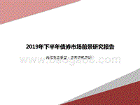 2019年下半年债券市场前景研究报告.pptx