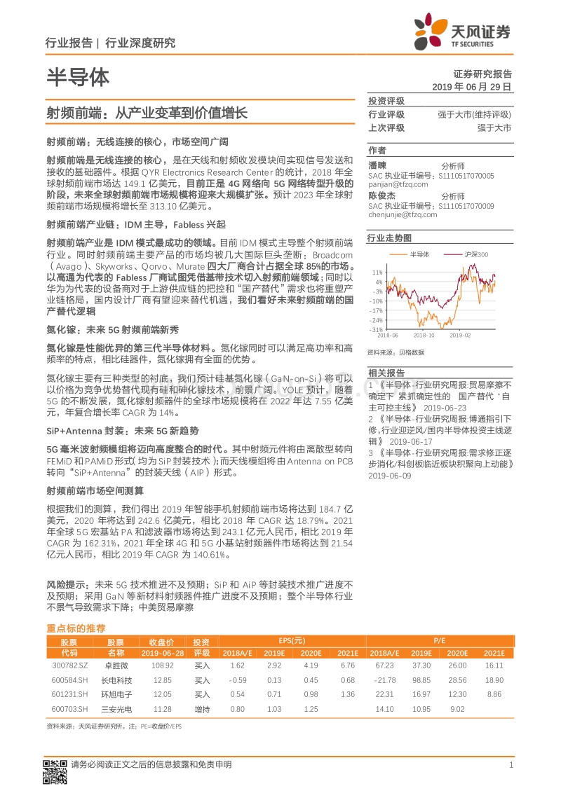 射频前端：从产业变革到价值增长.pdf_第1页