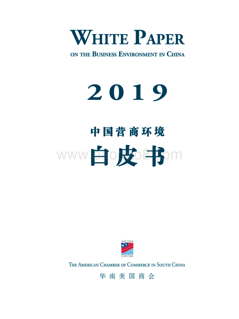 2019中国营商环境白皮书.pdf_第1页