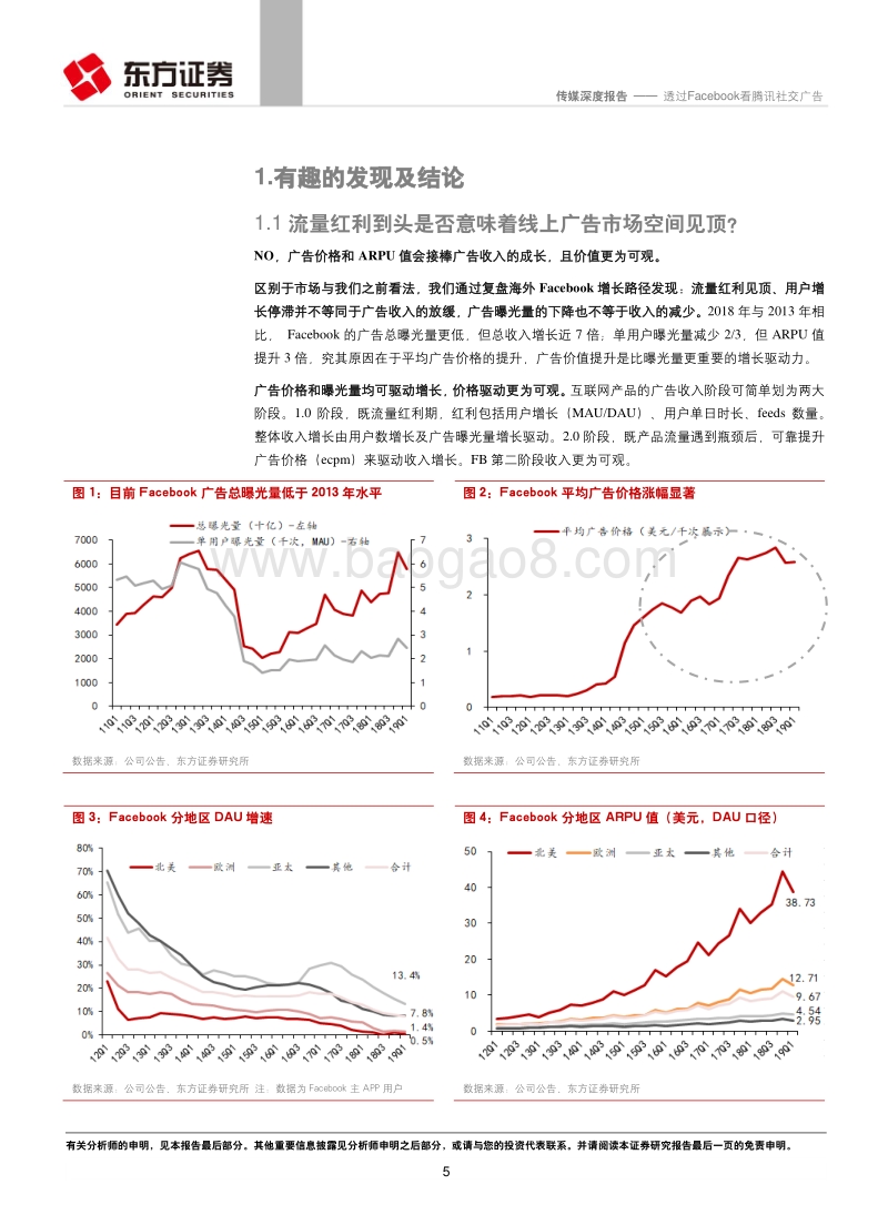 广告行业研究系列之一：透过Facebook看腾讯社交广告.pdf_第5页