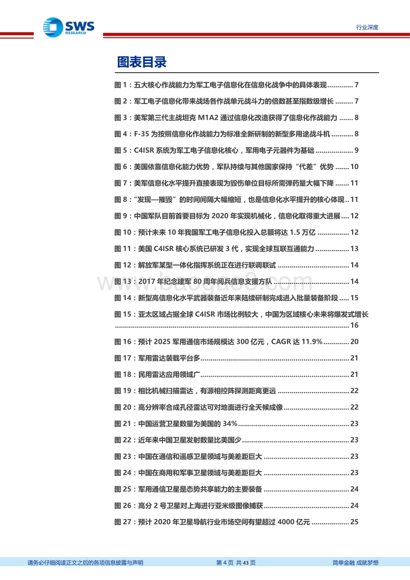 军工电子信息化系列报告之一：军工电子信息化进程加速，自主可控将成为五大装备领域发展趋势.pdf_第4页