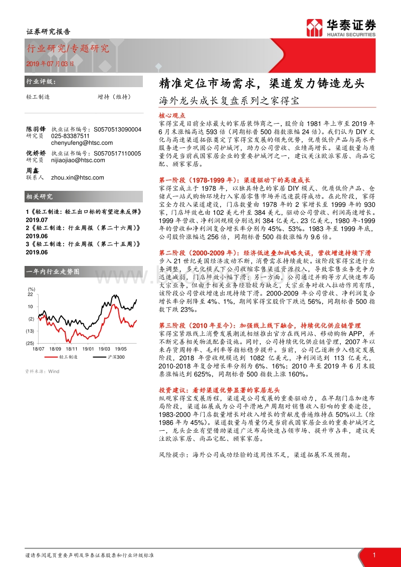 海外龙头成长复盘系列之家得宝：精准定位市场需求，渠道发力铸造龙头.pdf_第1页