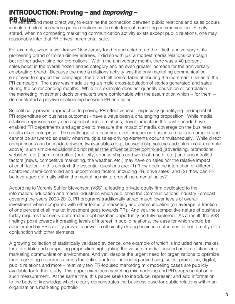 营销组合建模：隔离媒体公关对销售的影响（英文版）.pdf_第5页
