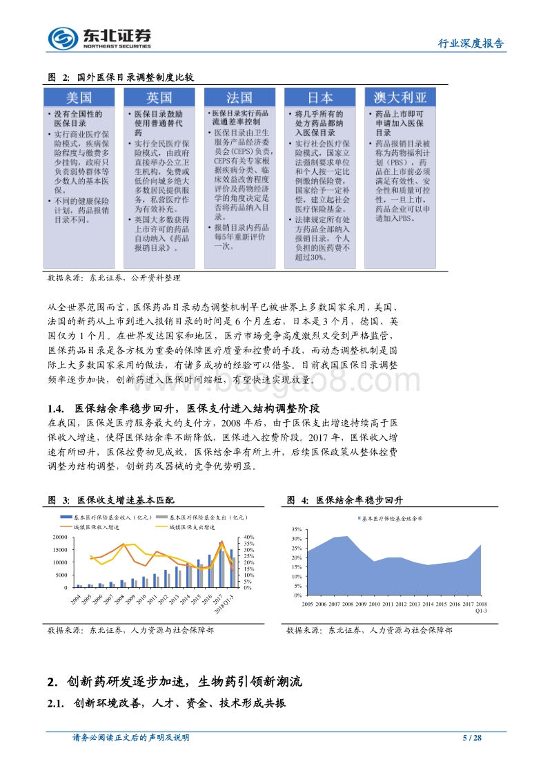 医药行业2019年中期投资策略：医药行业持续变革，创新药械与CRO投资机会凸显.pdf_第5页