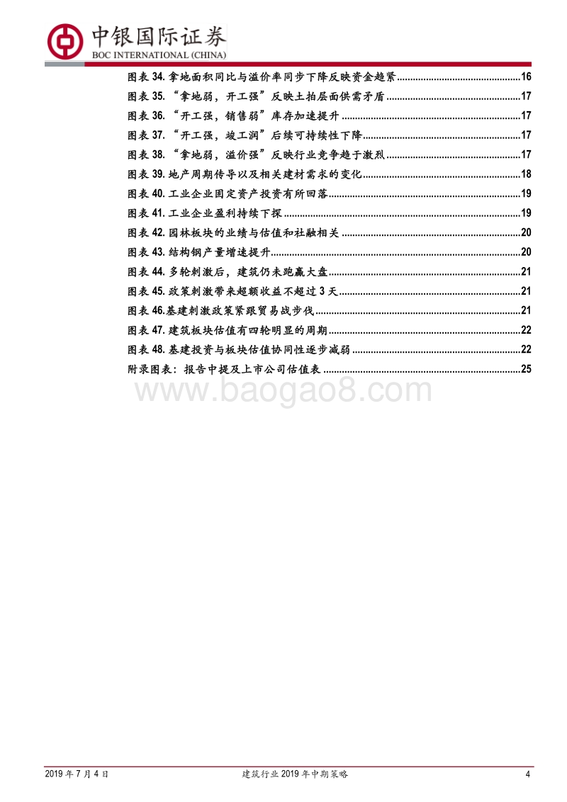 建筑行业2019年中期策略：行业有望回暖，静待政策春风.pdf_第4页