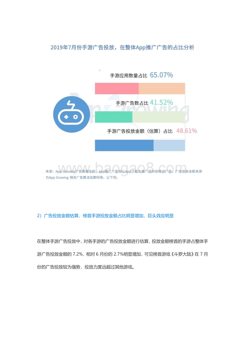2019年7月份手游买量市场分析.pdf_第2页