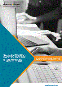 数字化营销的机遇与挑战，B2B企业营销痛点分析.pdf