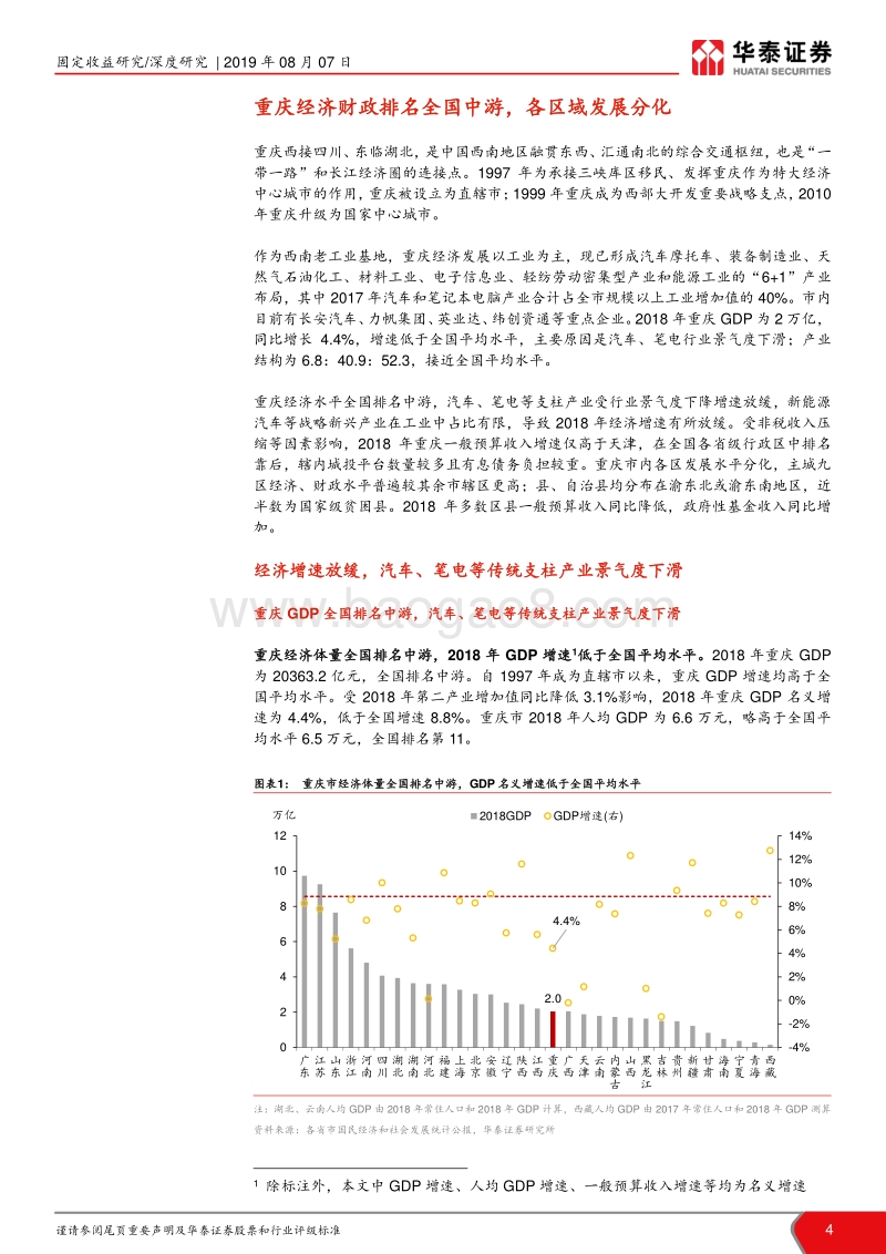 重庆市城投分析深度报告（上）：经济、财政、土地出让解析.pdf_第4页